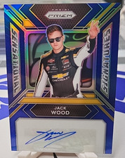 2024 Prizm Nascar Sensational Signatures Blue Jack Wood AUTO 04/49 #SS-JWD