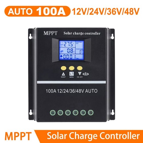 Black 100A MPPT Solar Charge Controller LCD 12V/24V/36V/48V Auto PV Regulador - Picture 12 of 20