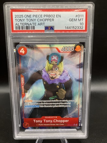 Tony Tony.Chopper (Alternate Art) graded PSA 10 for sale on eBay