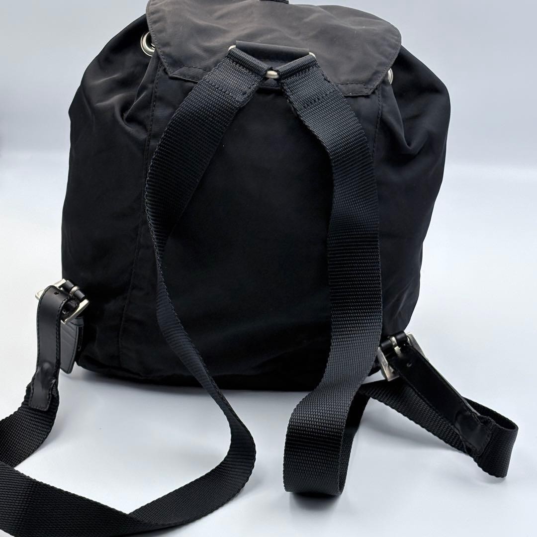 Good Condition PRADA Nylon Classic Mini Backpack Triangle Logo Black from japan thumbnail 3