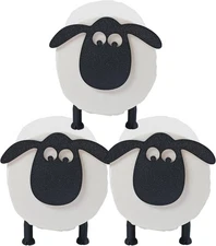 3PCS Sheep Toilet Roll Holder, Sheep-Shaped Toilet Paper Holder - Cute Lamb Desi