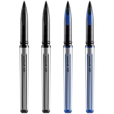Uni-Ball AIR Nice Roller Pen - 0.7mm Medium Rollerball - 4 Pack - Black,Blue