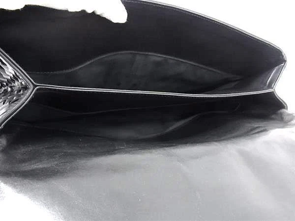 Bolso de Negocios BOTTEGA VENETA Intrecciato 122139 en Cuero Negro Foto 4 de 4