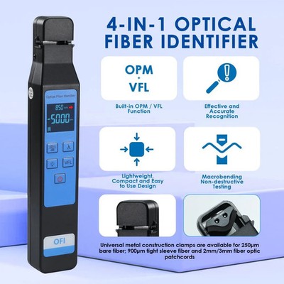 ILFI-449 Optical Fiber Identifier 800-1700nm w/ VFL Optical Power Meter Color
