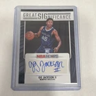 Panini 2023-24 NBA Hoops GG Jackson Memphis Grizzlies Auto RC GS-GGJ