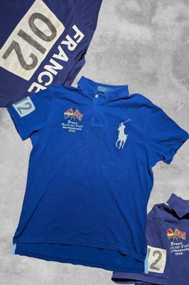 Polo Ralph Lauren France Big Pony Polo Shirt | Gr. L | Seltenes Polo
