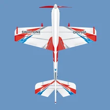 QIDI-550 RC Plane 505mm Wingspan – 6-Axis Gyro RTF One-Key Stunt 2BATTERY