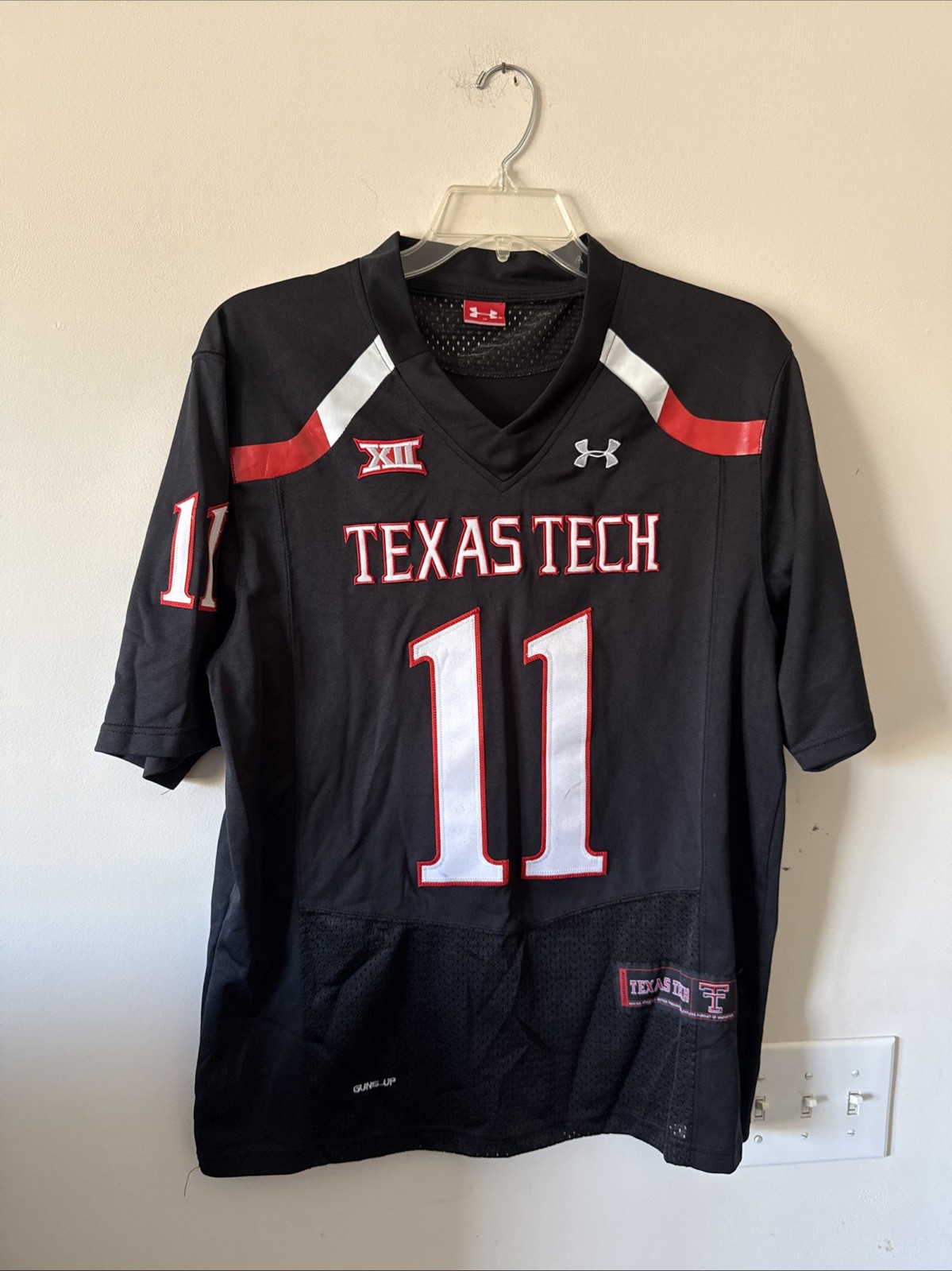Men’s Under Armour Jakeem Grant #11 Texas Tech Red Raiders Jersey Sz M - RARE