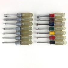 Craftsman 34552 14 Pc Nut Driver Set SAE & Metric -V- Made in USA Color Code MM