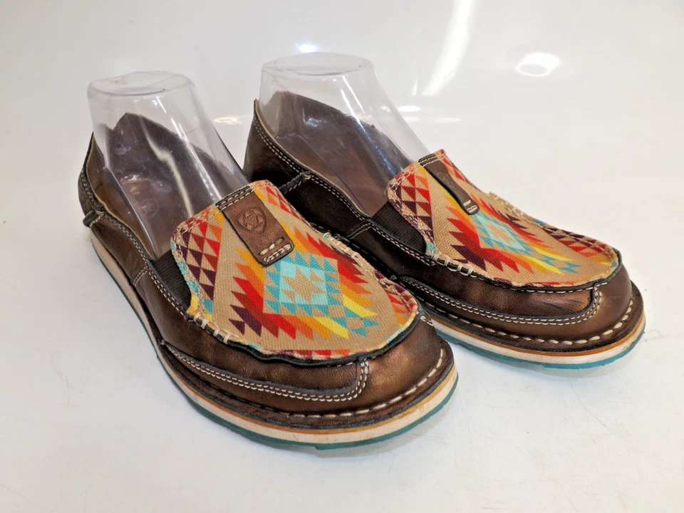Ariat Aztec Cruiser Loafer Southwest Blanket & copper Slip On - Ladies size 8.5B - Image 3 of 4