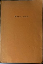 Die protestantische Ethik und der Kapitalismus Max Weber 1934  RAR