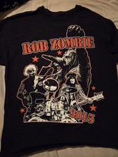 Rob Zombie 2015 Tour Men's Large Shirt