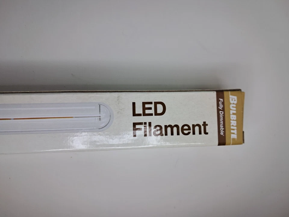 Bulbrite Fully Dimmable LED Filament Clear 5w T9 Long 2700K 450 Lumens - Image 3 of 3