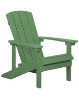 Moderner Muskoka Gartenstuhl In GrüN Mit Breiten Armlehnen Adirondack