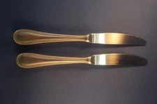 Towle Stainless Beaded Antique 18/8 Germany 2 Dinner Knives 9"