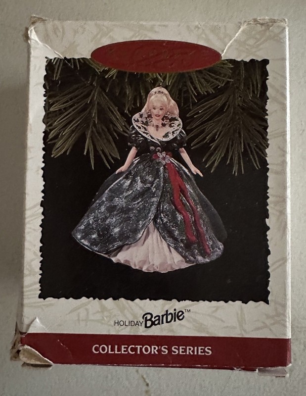 1995 Barbie Hallmark Keepsake Ornament: Holiday Barbie Collector’s Series#3