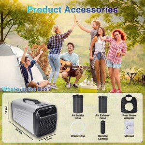 Portable 5000BTU Camping Outdoor Caravan Tent Portable Air Conditioner DC 12V AC