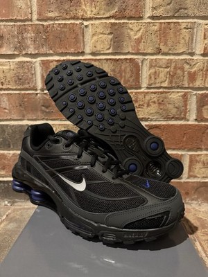 New 10 Nike Shox Ride 2 Black Deep Royal Silver Reflective Run