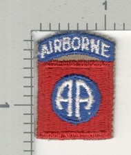 WW 2 US Army 82nd Airborne Division DI Patch Attached Tab Inv# K4395