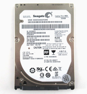 Seagate Laptop Thin HDD 320GB SATA 2,5" 7200RPM HDD - 45K0677 / ST320LM010