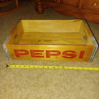 Vintage Pepsi Cola Wooden Crate Charlottesville Virginia | eBay
