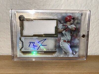 2020 Topps Triple Threads Matt Thaiss Auto Jumbo Relic 84/99 | eBay