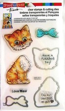Kitten Cat Stampendous Clear Stamp Die Cut Set CSD01 NEW