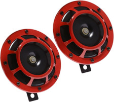 12V Universal Electric Car Horn Kit - High/Low Tone Metal Horns 118Db A 