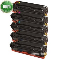 5 Pack Toner Cartridge Replacement For CF400X 201X LaserJet M252dw M277n