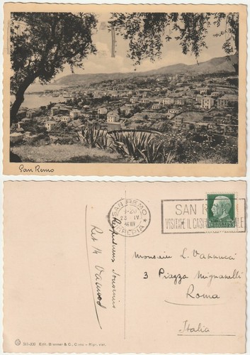 SANREMO - IMPERIA - VIAGG. 1936 -63192-