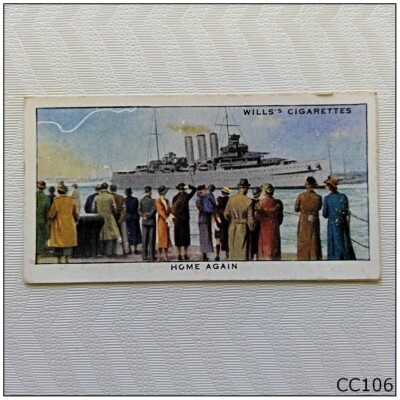 Wills Life In The Royal Navy #50 Home Again Cigarette Card (CC106)