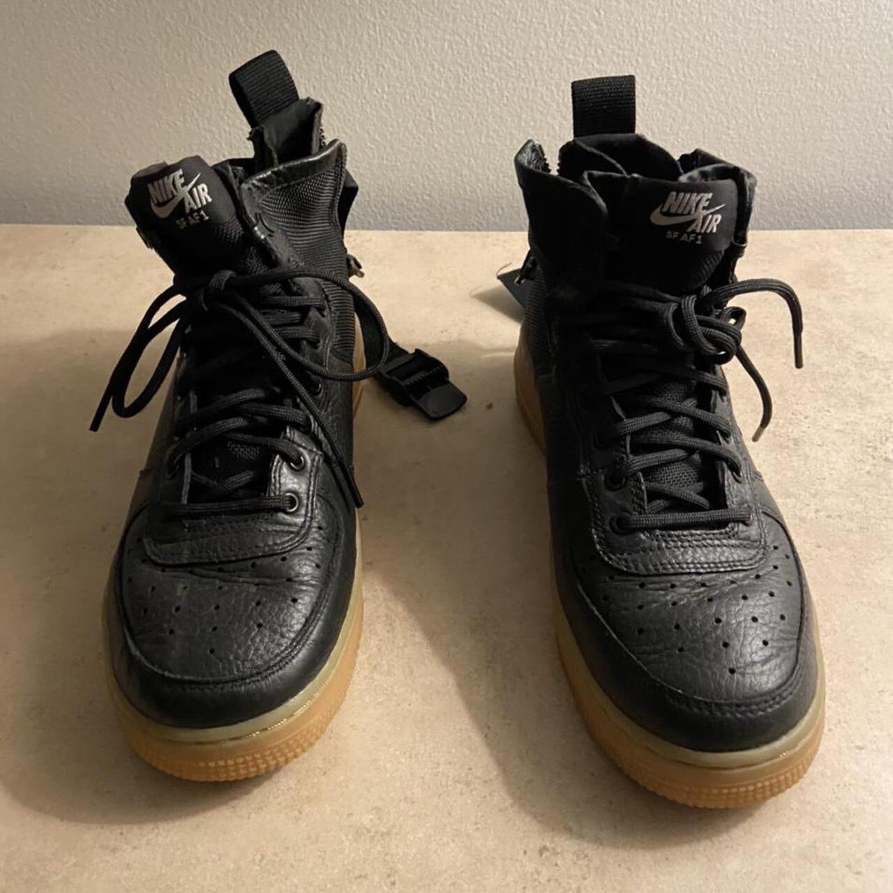Nike Air Force 1 SF Mid Black Gum; Size 6Y or 7.5W image 4