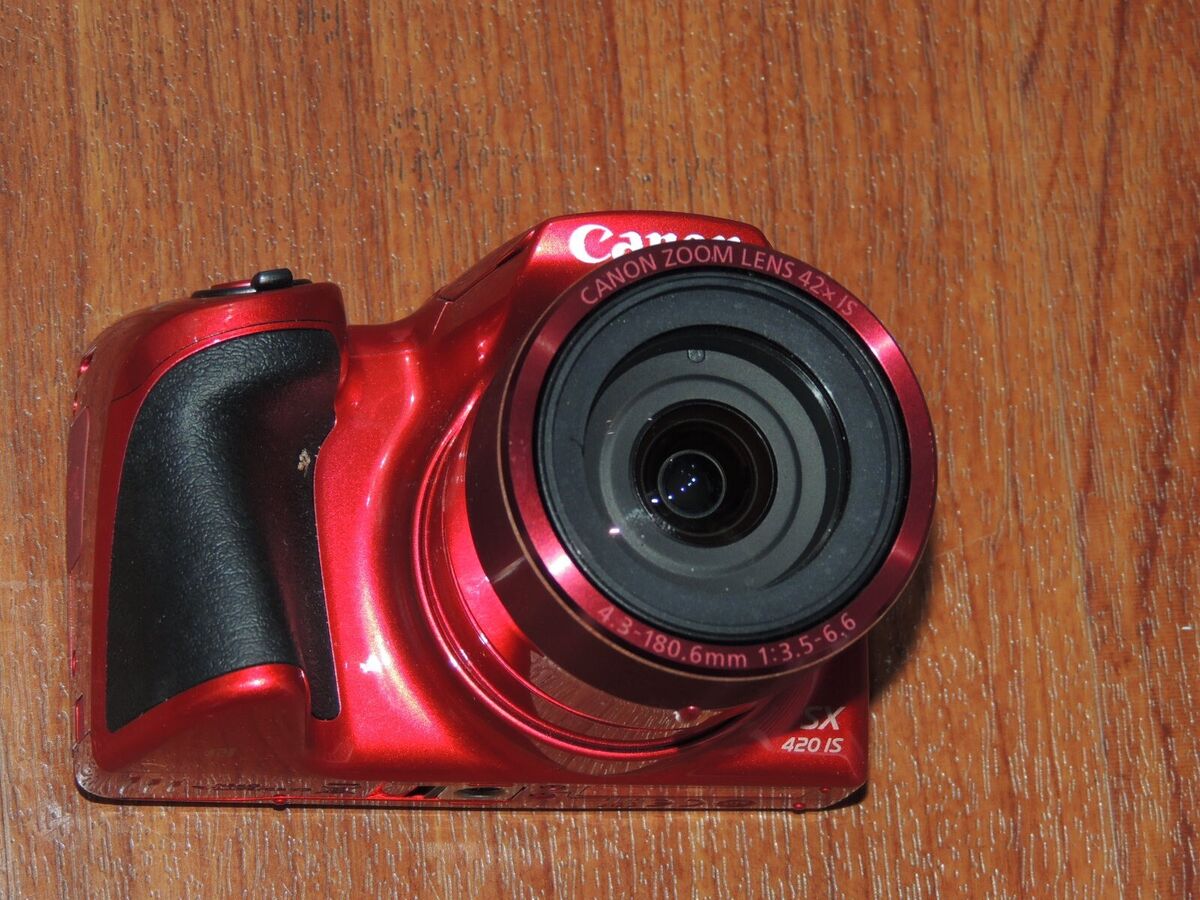 Canon PowerShot SX420 20 MP Digital Camera - Red for sale Canon PowerShot SX420 20 MP Digital Camera - Red for sale