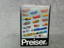 Preiser Automodelle M1:87 - Neuheitenblatt 1985