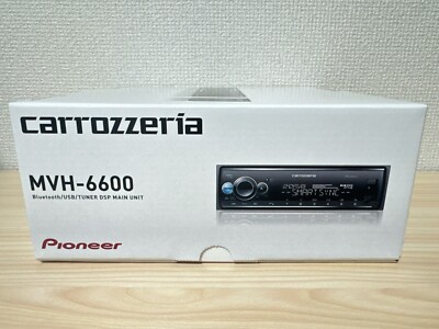 Pioneer Carrozzeria Car Audio 1DIN USB/Bluetooth MVH-6600 | eBay