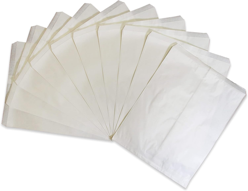 METRONIC 100 White Paper Gift Bags 10x5x13" Bulk Kraft - View #11