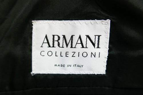 Armani Collezioni Anzug Gr.98 (=Gr.50 long) Schurwolle Schwarz White Label Top Z - Imagen 7 de 9