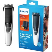 Philips Series 3000 Beard Trimmer – Self-Sharpening Blades, 45 Min Cordless Use