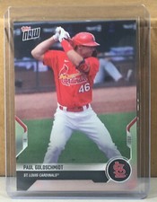 2021 TOPPS NOW Road Opening Day #OD-366 PAUL GOLDSCHMIDT CARDINALS Print Run 743