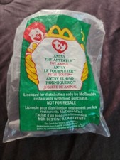 Antsy The Anteater Beanie Baby Happy Mean Toy  2