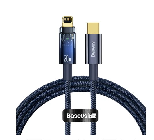 Baseus 20W USB Cable For iPhone 14 13 12 11 Pro Max Mini Auto Power-Off - Image 2 of 4