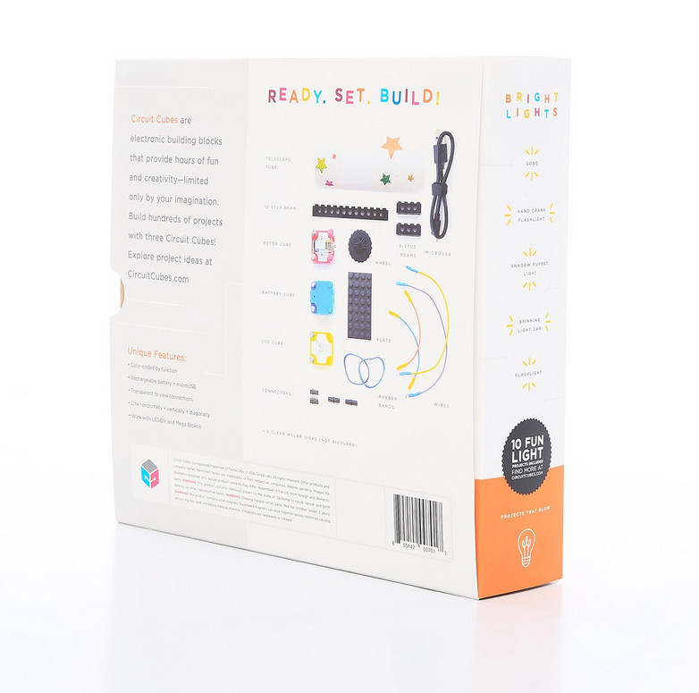 circuit cubes bright lights