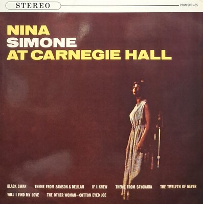Nina Simone - At Carnegie Hall - LP Vinyl 33 RPM