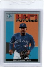 ORELVIS MARTINEZ 2022 BOWMAN CHROME HI-FI FUTURES REFRACTOR BLUE JAYS K3