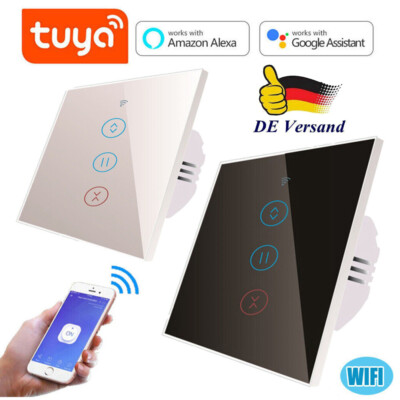 TUYA APP Wifi Rolladenschalter Jalousieschalter TouchSchalter Vorhang Schalter