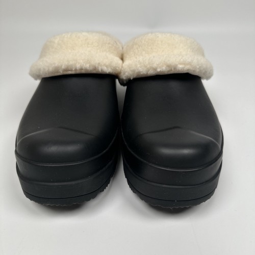 Hunter Play Women's Sherpa Insulated Slip-On Clog Black Cozy SIZE 8 (no box) - Picture 2 of 6