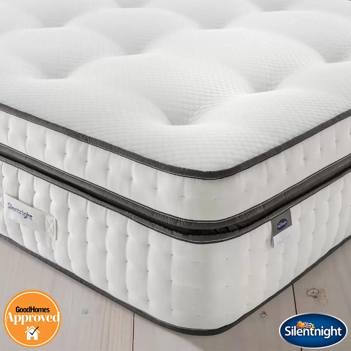 Silentnight Geltex Ultraflex 3000 Mirapocket Mattress Hypoallergenic Breathable
Opens in a new windo