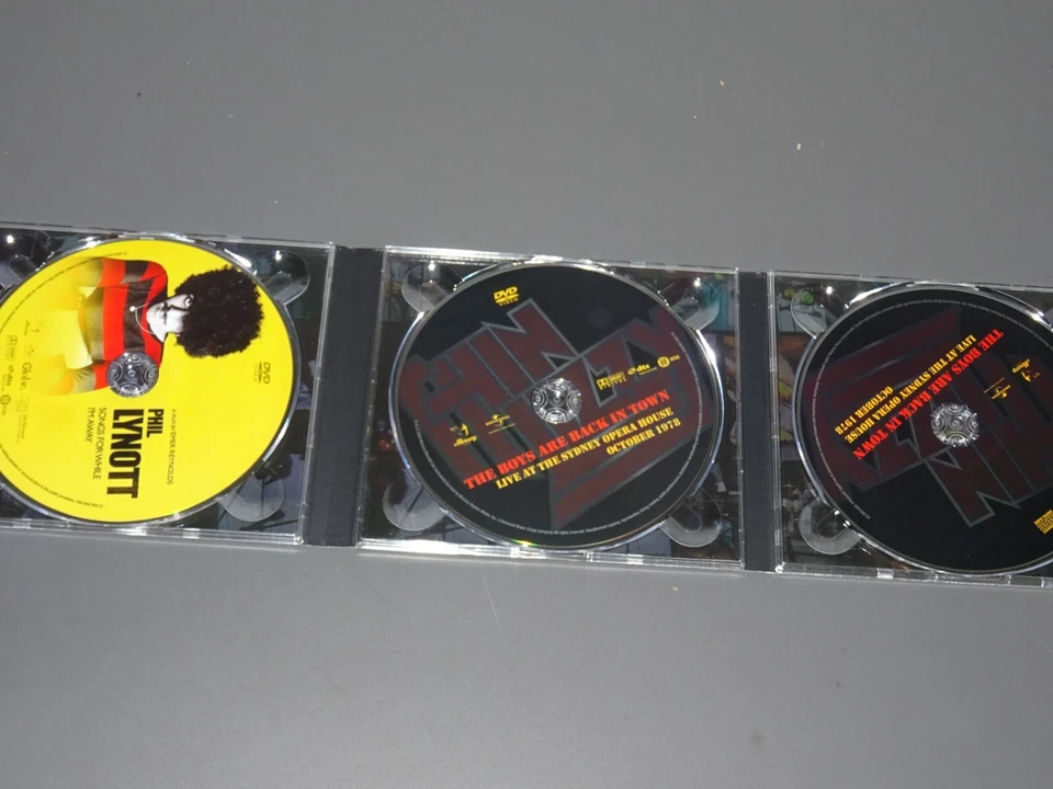THIN LIZZY - BOYS ARE BACK IN TOWN & PHIL LYNOTT - SONGS / 1-CD & 2-DVD-SET 2022 - Bild 2 von 4