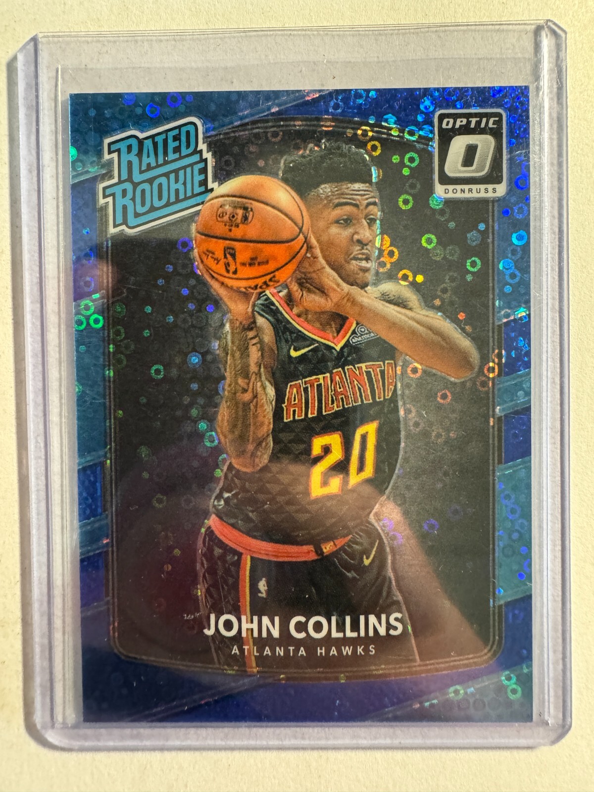 K244,302 - 2017-18 Donruss Optic Fast Break Blue #182 John Collins RR #/50