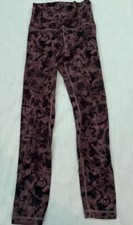LULULEMON sz 4 align pant II leggings 25" inseam mini dusk floral antique bark